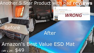 Workbench ESD Protection Upgrade Amazons Best Value ESD Mat [upl. by Nej]