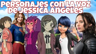 Personajes con la voz de Jessica Ángeles [upl. by Naeroled]