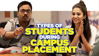 ScoopWhoop Types Of Students During Campus Placement [upl. by Aridatha]