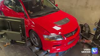 1000 HP evo 6870 turbo 46 psi [upl. by Ekusoyr752]