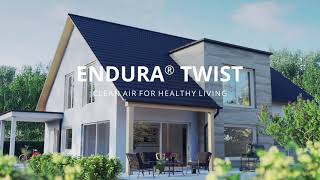 Decentralised fresh air ventilation system with heat recovery  Renson Endura Twist [upl. by Hermes]