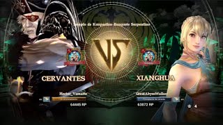 Soul Calibur 6  Cervantes HectorVamartz vs Xianghua GreatAbyssWalker [upl. by Notaes]