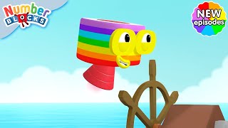 Sail the Seven Seas  S7 E9  Learn Times Tables  Numberblocks [upl. by Normak917]