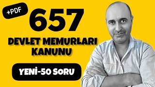 657 Devlet Memurları KanunuÖzgün 50 Soru ÇözümüKpssEkys Tüm Kamu Sınavları [upl. by Howell]