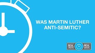 Was Martin Luther AntiSemitic [upl. by Nivrem]