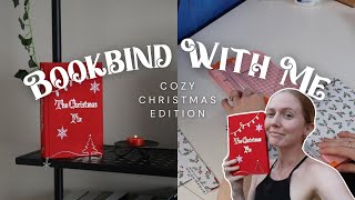 Bookbind with Me Transforming a Christmas Paperback Novel into a Festive Hardcover Edition 🎄✨ [upl. by Sinclair]