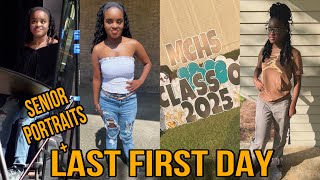 VLOG  GRWM  SENIOR PORTRAITS  LAST FIRST DAY OF HIGH SCHOOL  SENIOR [upl. by Airbas]