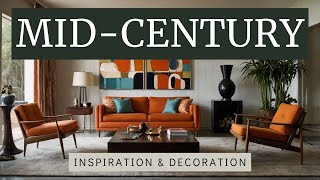 65 MidCentury Modern Living Room Design Ideas 2024  Stylish and Timeless Inspirations [upl. by Fenton386]