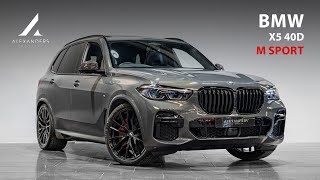 BMW X5 40d M Sport  Walkaround [upl. by Rich414]