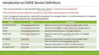 OTL553 TNM CMISE Service Definitions by selvakumar Unit II Lec 2 [upl. by Castra]