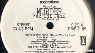 Snoop Doggy Dogg Murder Was The Case Radio Remix [upl. by Nagorb]