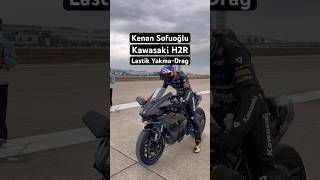 KenanSofuoğlu Kawasaki H2R LastikYakma Tireburning drag zaynsofuoglu toprakrazgatlıoğlu h2 [upl. by Nelaf]