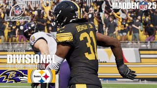 Baltimore Ravens vs Pittsburgh Steelers  Madden NFL 25 Simulation madden25 [upl. by Feinleib997]