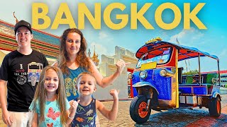 Exploring Bangkok With Kids  Thailand Travel Vlog [upl. by Garceau290]