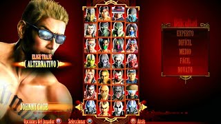 Mortal Kombat 9  Johnny Cage Arcade Ladder EXPERT Parte 02 [upl. by Dusa]