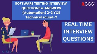 software testing interview questions and answers with 23 years of experiencereal time part2 [upl. by Barnes116]