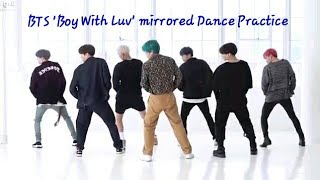 اروع اغنية الفرقة كورية بي تي اس رقص احتراف جديد 2021 BTS Boy With Luv mirrored Dance Practice [upl. by Anihs]