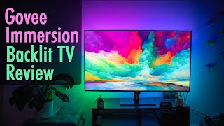 Quick Review  Govee Immersion Reactive TV Lights 1010 [upl. by Aicercal]