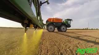 FIRST AMAZONE PANTERA 4502 in ITALY  30 m  RICE TREATMENT 2015 [upl. by Ettennej]