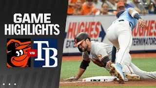 Orioles vs Rays Game Highlights 6924  MLB Highlights [upl. by Annetta66]