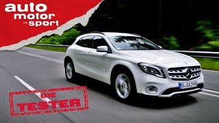 Mercedes GLA 250 AKlasse als Hochstapler  Die Tester  auto motor und sport [upl. by Tadich]