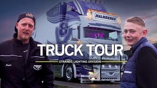 MALMBERGS ÅKERI  TRUCK TOUR  STRANDS LIGHTING DIVISION [upl. by Assirialc]