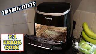 Trying to FIX a Brand New AIR FRYER with E1 Error Code [upl. by Ken]