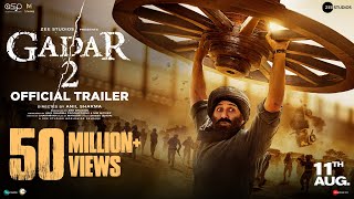 Gadar2 Official Trailer  11th August  Sunny Deol  Ameesha Patel  Anil Sharma [upl. by Nomsed]