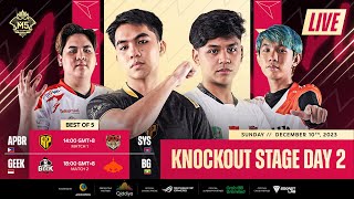 LIVE  DAY 2  M5 World Championship Knockout Stage  ENG [upl. by Ettereve]