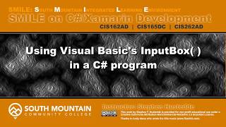CXamarin Cohort 04C  Using Visual Basics InputBox [upl. by Nolat27]