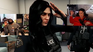 Deans reaction on Noras Cop Character quotLuluquot  NoPixel 40 [upl. by Ynogoham79]