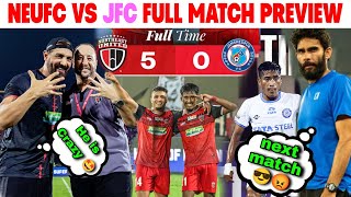 Northeast United fc vs Jamshedpur fc full match preview  NEUFC fc beat JFC 50 scoreline [upl. by Enovad575]