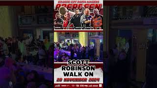 Scott Robinson Darts Walk On Aberdeen 2024 Short [upl. by Yruok]