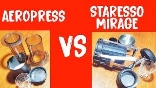 KERIBETAN AEROPRESS VS STARESSO MIRAGE RIBETAN MANA [upl. by Yanahs351]