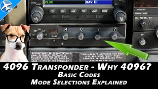 Aircraft Transponders  Basic Functions Codes and Why it is Called a 4096 Transponder [upl. by Jessalin882]