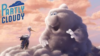 Partly Cloudy 2009 Disney Pixar Animated Short Film  Review [upl. by Oivat498]