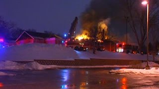 RAW Firefighters respond to mortuary fire [upl. by Yrogreg]