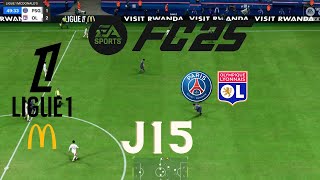 FC 25 PS5 1ère Saison 24 PSG  OL 13  Ligue 1  J15 [upl. by Tildi773]