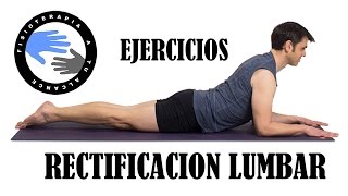 Rectificacion lumbar ejercicios y estiramientos para corregir la postura y aliviar el dolor [upl. by Kalagher]