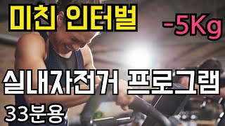 제대로 하면 살이 쏙쏙 빠지는 미친 인터벌 33분용 30초 빠르게 20초 천천히 [upl. by Giglio]