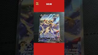 Zeraora V 166198 Chilling Reign Alternate Full Art Ultra Rare Pokemon Card New [upl. by Eelyam]