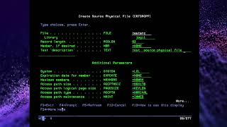 IBMi AS400 What are the fields of source physical file [upl. by Brigitta]