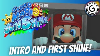 Super Mario Sunshine  Intro and First Shine Sprite [upl. by Stelmach]