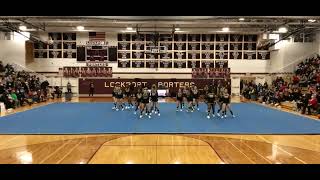 Joliet West Varsity Cheer  Lockport Sectional 2022 [upl. by Roydd652]