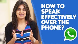 How to speak effectively over the phone  English lesson  Telephone skills [upl. by Ahsinev611]