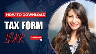 How to Download Tax Form Interactive Brokers IBKR [upl. by Nulubez]