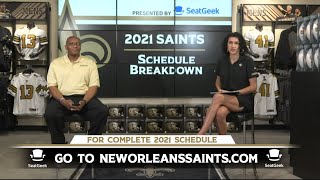 2021 Saints Schedule Analysis Breakdown  New Orleans Saints Football [upl. by Zat770]