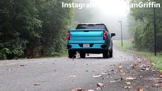 2019 Silverado RST Muffler Delete Revs Cold start [upl. by Hgiel]