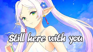 TheFatRat  Still Here With You Sped Up Lyrics 8D Nightcore  USE HEADPHONES 🎧 [upl. by Animehliw]