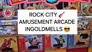 ROCK CITY 🎸 AMUSEMENT ARCADE 🍉🍉🍉 INGOLDMELLS 😎 [upl. by Kenney]